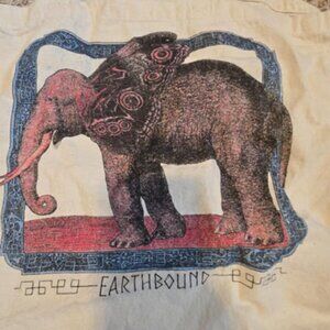 Earthbound Tote Bag One Size Shoulder Organic Cotton Graphic Printed